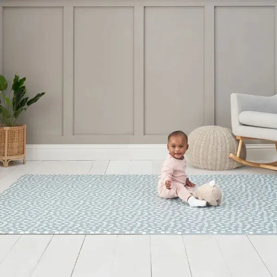 BOXED TUTTI BAMBINI LUXURY PADDED XL REVERSIBLE PLAYMAT - CATHEDRAL & DASH