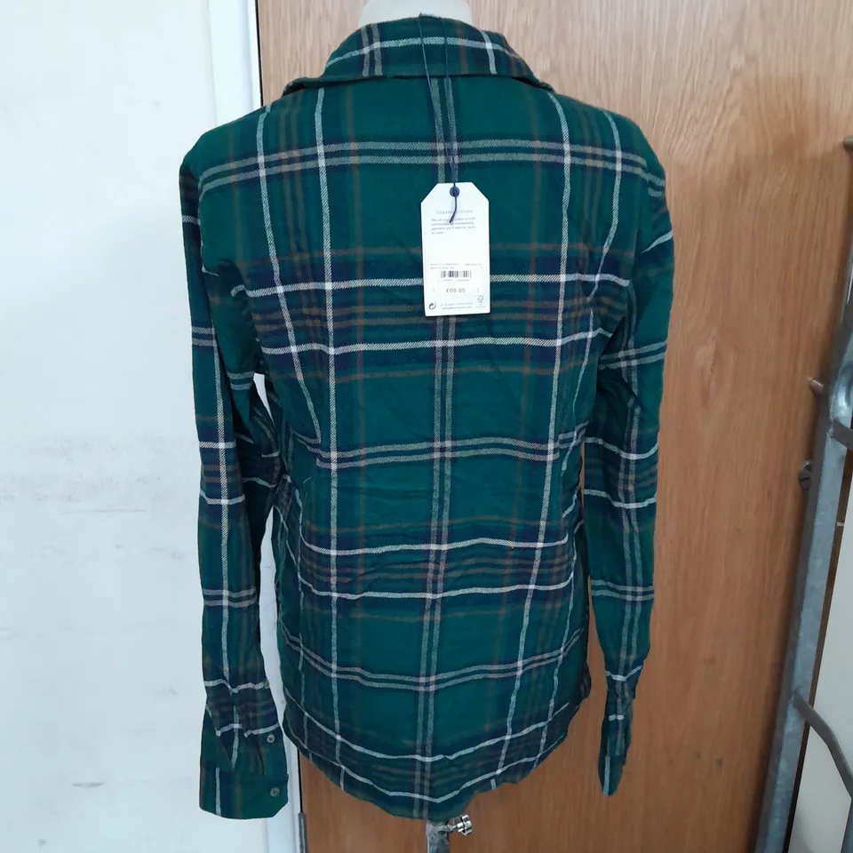 SEASALT MEN'S FATHOMER SHIRT IN AMANITA DARK FERN SIZE S RRP £69.95