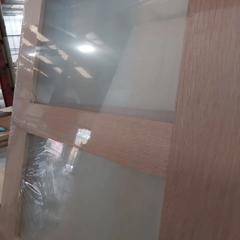 SHAKER STYLE 4 GLAZED PANEL INTERNAL DOOR 838 × 35 × 1981mm