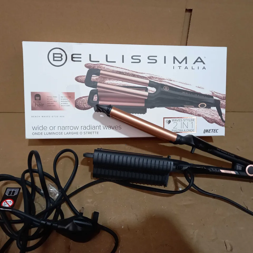 BELLISMA BEACVH WAVES HAIR STYLER  RRP £59.99