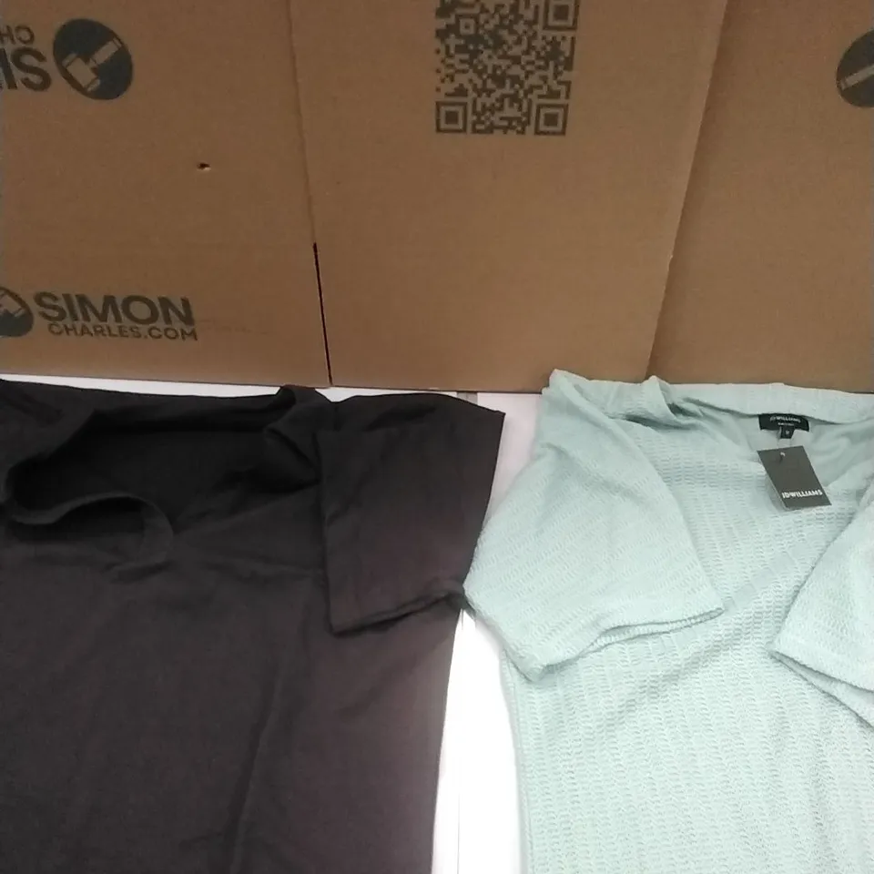A PALLET TO CONTAIN APPROXIMATELY 150 BRAND NEW DESIGNER WOMEN'S CLOTHES WHICH INCLUDE; T SHIRTS, TOPS, PANTS ETC