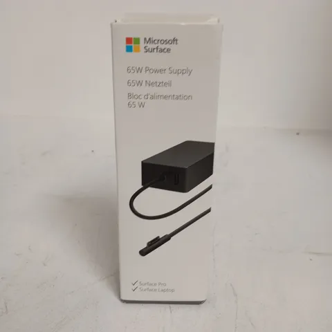 SEALED MICROSOFT SURFACE 65W POWER SUPPLY