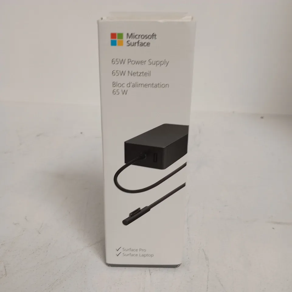SEALED MICROSOFT SURFACE 65W POWER SUPPLY