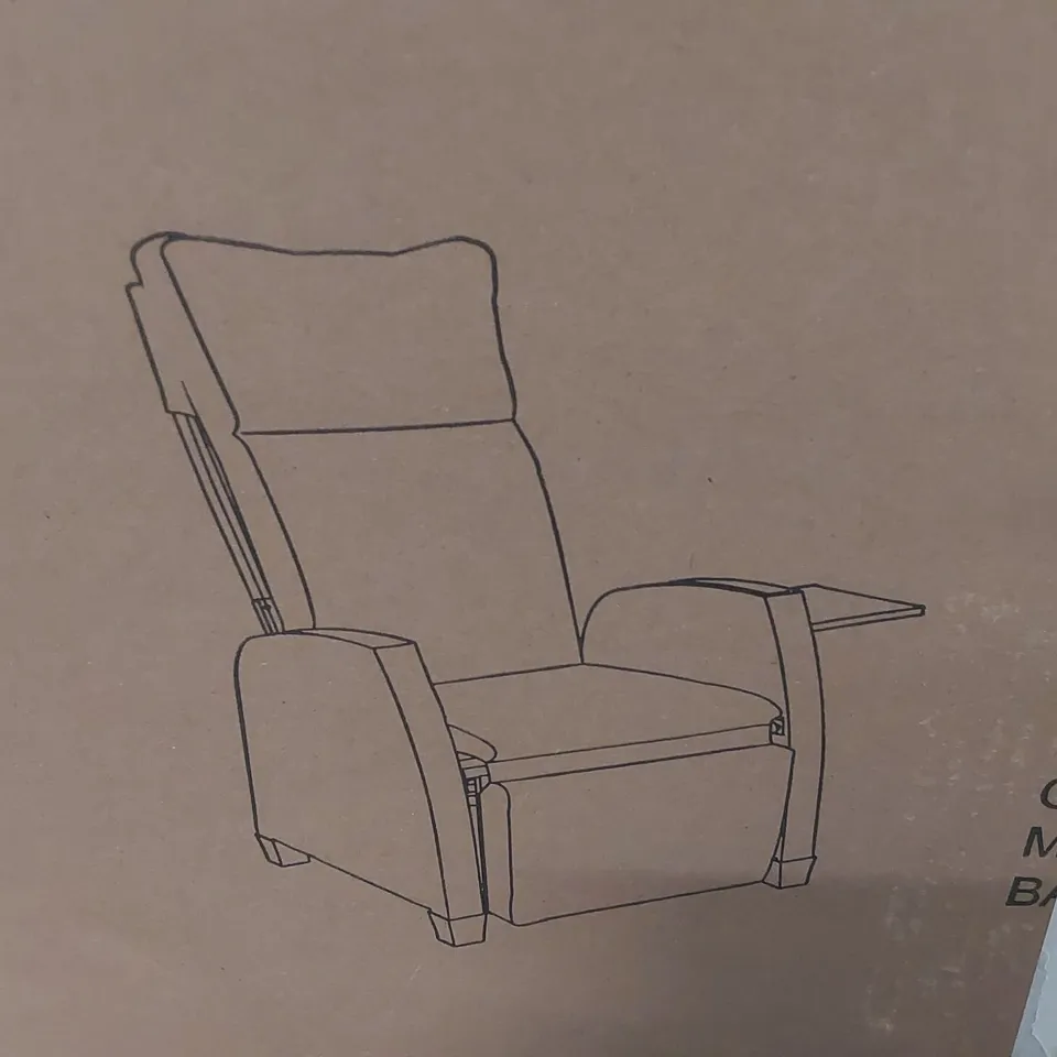 BOXED GRANDPATIO MOOR RATTAN PUMP RECLINER ARMCHAIR 