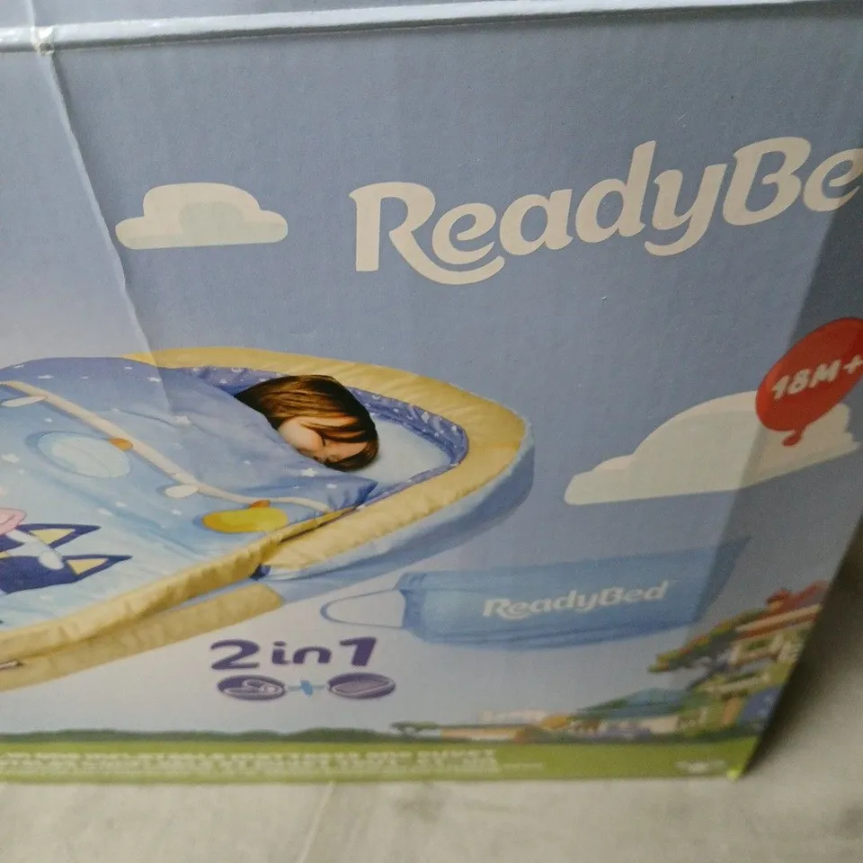 READYBED 2-IN-1 INFLATABLE CHILD'S BED – BLUEY THEME (BOXED)