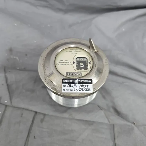 FERODO BRAKE TESTING METER CALIBRATED BY BOWMONK