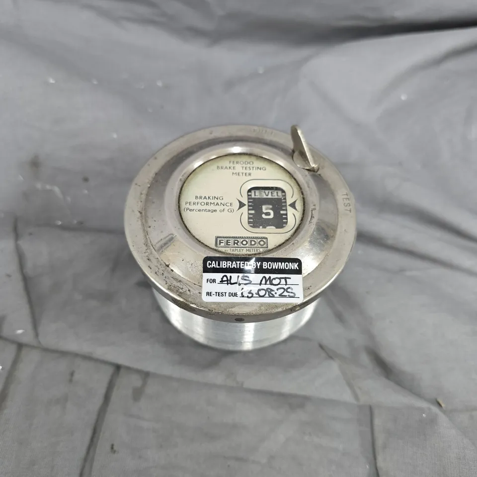 FERODO BRAKE TESTING METER CALIBRATED BY BOWMONK