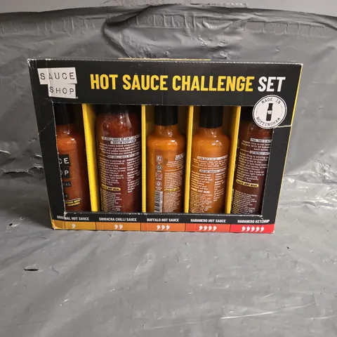BOXED SAUCE SHOP HOT SAUCE CHALLENGE SET - COLLECTION ONLY