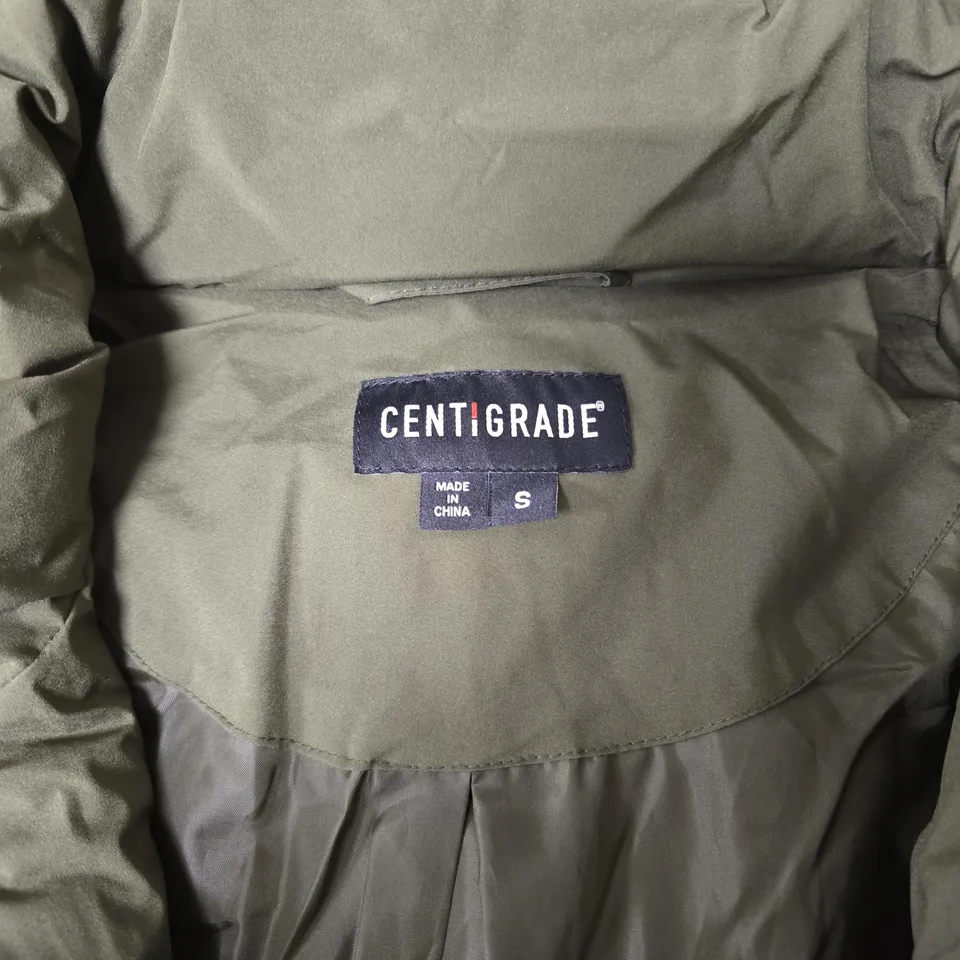 CENTIGRADE PUFFER JACKET – OLIVE GREEN – MEN'S SIZE SMALL