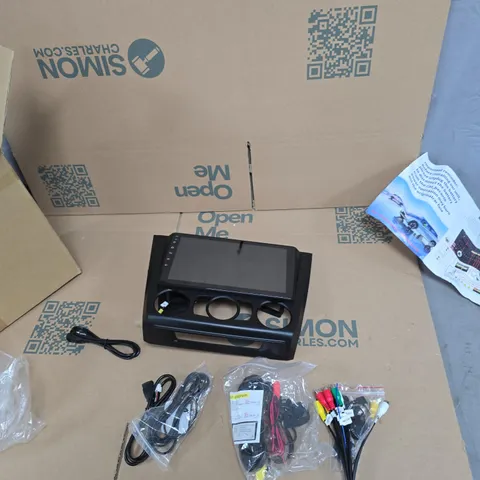 AFTERMARKET DOUBLE-DIN CAR STEREO HEAD UNIT WITH TOUCHSCREEN DISPLAY