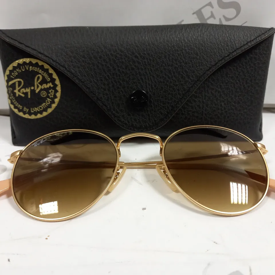 RAY-BAN RB3447 ROUND METAL SUNGLASSES 