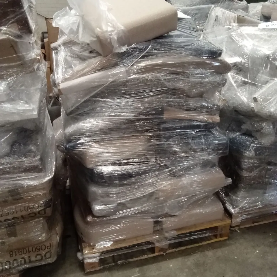 PALLET OF ASSORTED DESIGNER CHAIR PARTS AND PIECES 