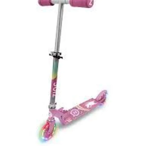 ZINC TWO WHEELED FOLDING SCOOTER UNICORN EXPLORER 