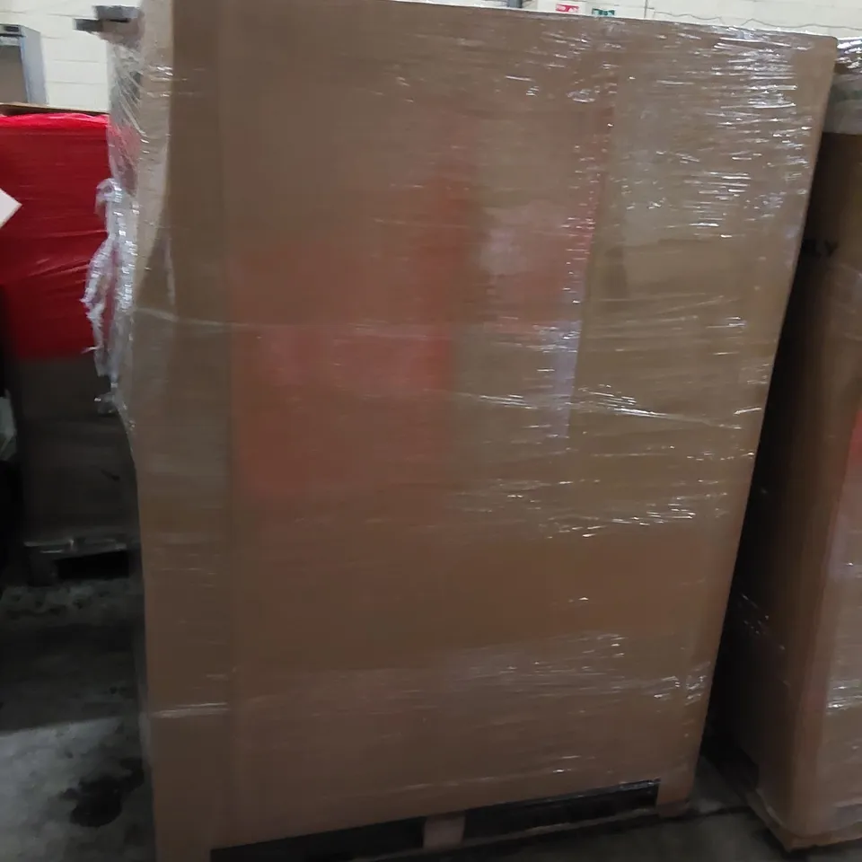 PALLET TO CONTAIN ASSORTED HOUSEHOLD ITEMS AND CONSUMER PRODUCTS. INCLUDING LED CEILING LIGHT, ELECTRIC UNDER BLANKET HEATER, BOXED FURNITURE ETC