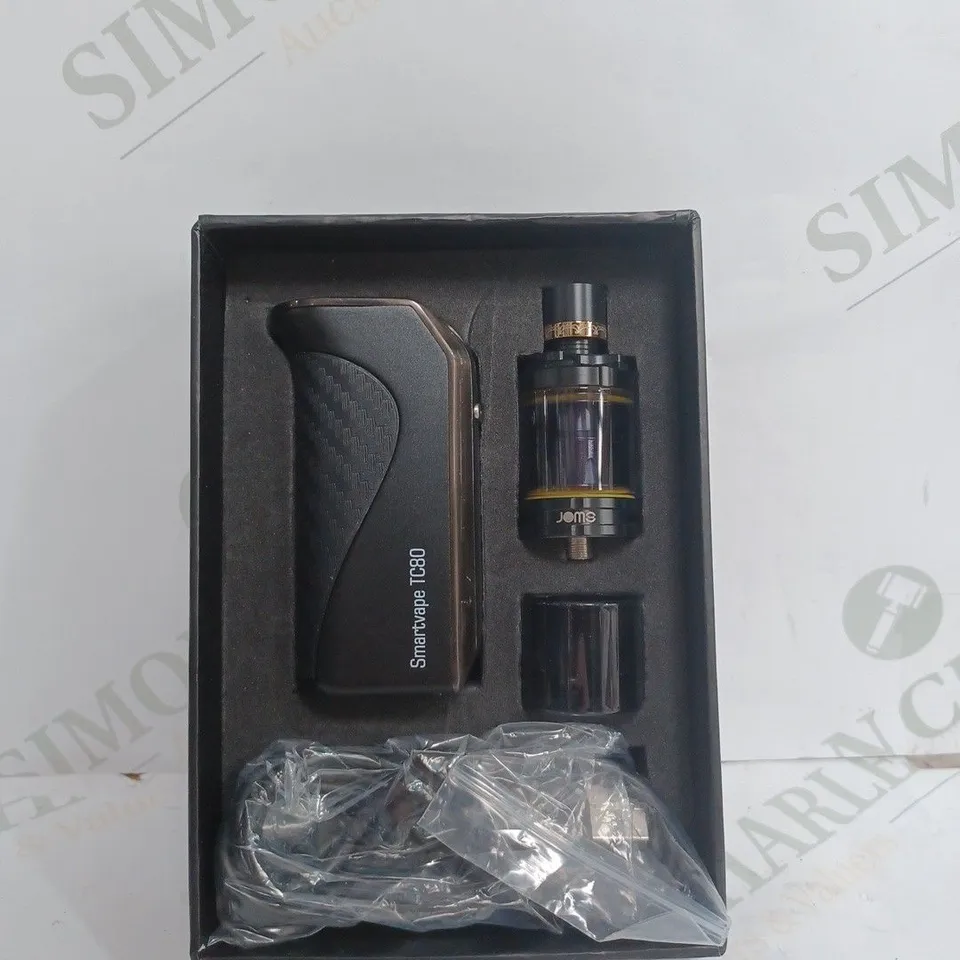 SMARTVAPE TC80 BOX MOD WITH 2200MAH BATTERY ELECTRONIC CIGARETTE VAPE KIT IN BLACK