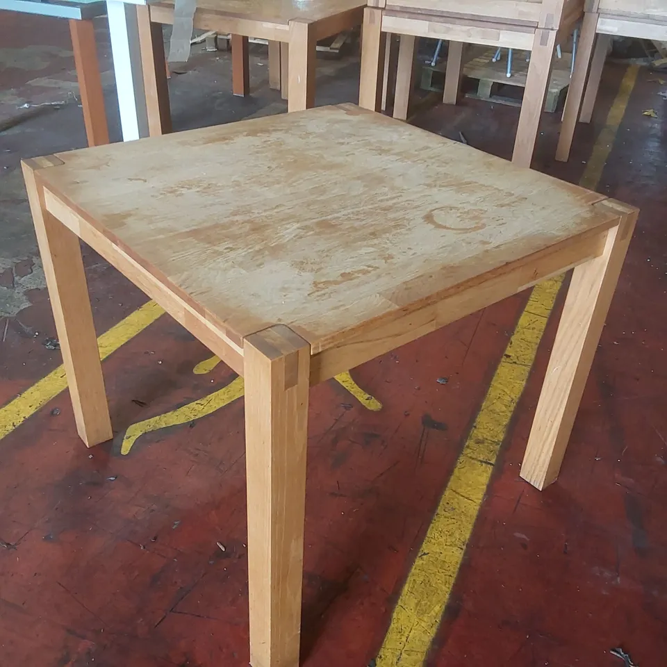 SOLID WOOD RESTAURANT DINING TABLE
