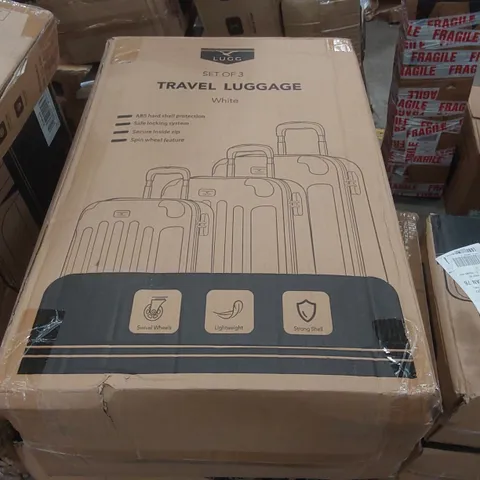 BOXED LUGG LIGHTWEIGHT TRAVEL SUITCASE 