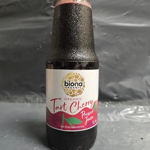 BIONA ORGANIC TART CHERRY JUICE – 1 L - X3 BOTTLES