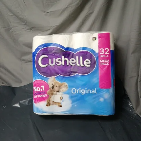 CUSHELLE ORIGINAL TOILET ROLL – 32 ROLLS MEGA PACK