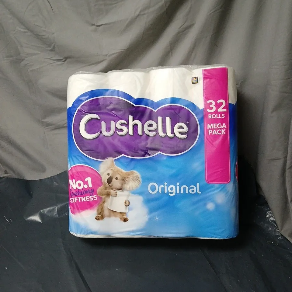 CUSHELLE ORIGINAL TOILET ROLL – 32 ROLLS MEGA PACK