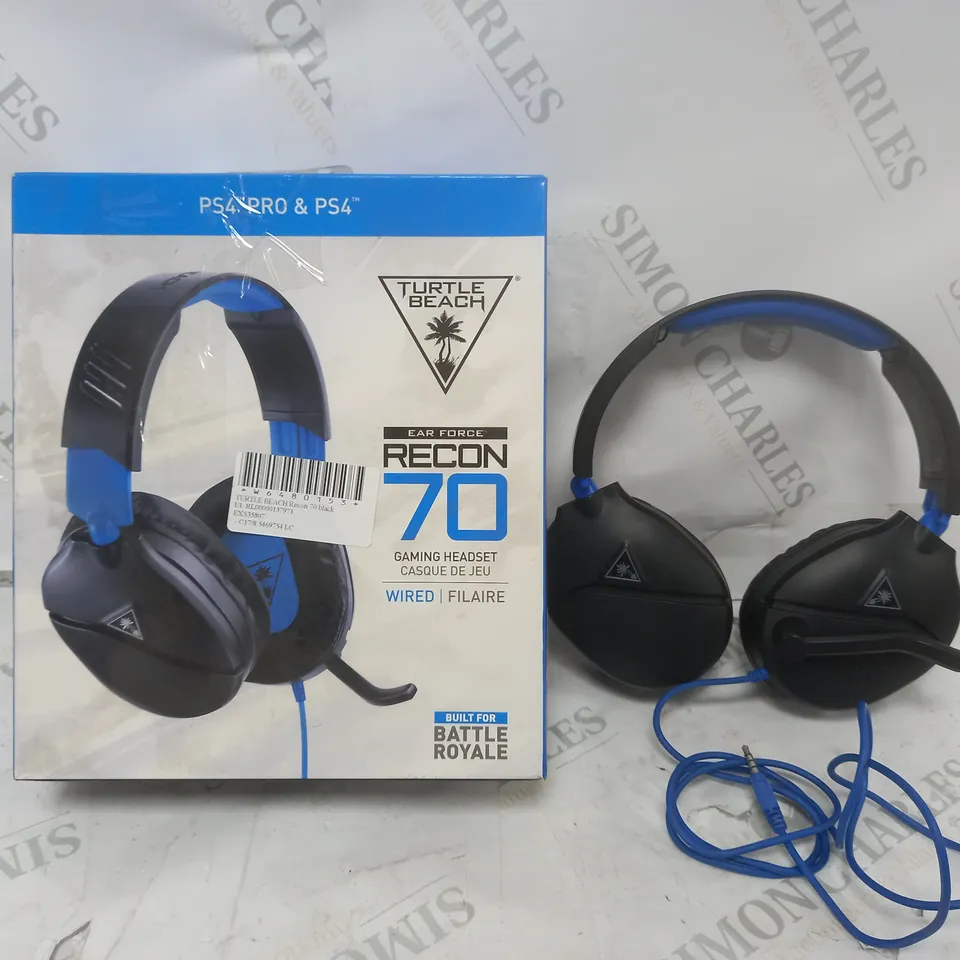 BOX OF APPROX 4 TURTLE BEACH RECON 70 GAMING HEADSETS - BLACK 