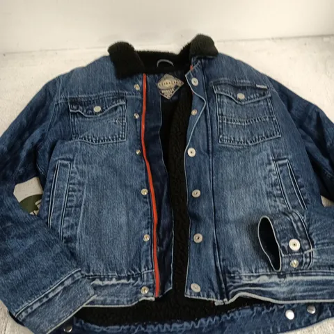 SUPERDRY DENIM JACKET WITH SHERPA LINING β XLARGE