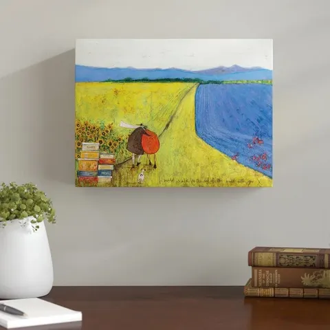 WRAP AROUND CANVASS 'I WOULD WALK TO THE END OF THE WORLD'