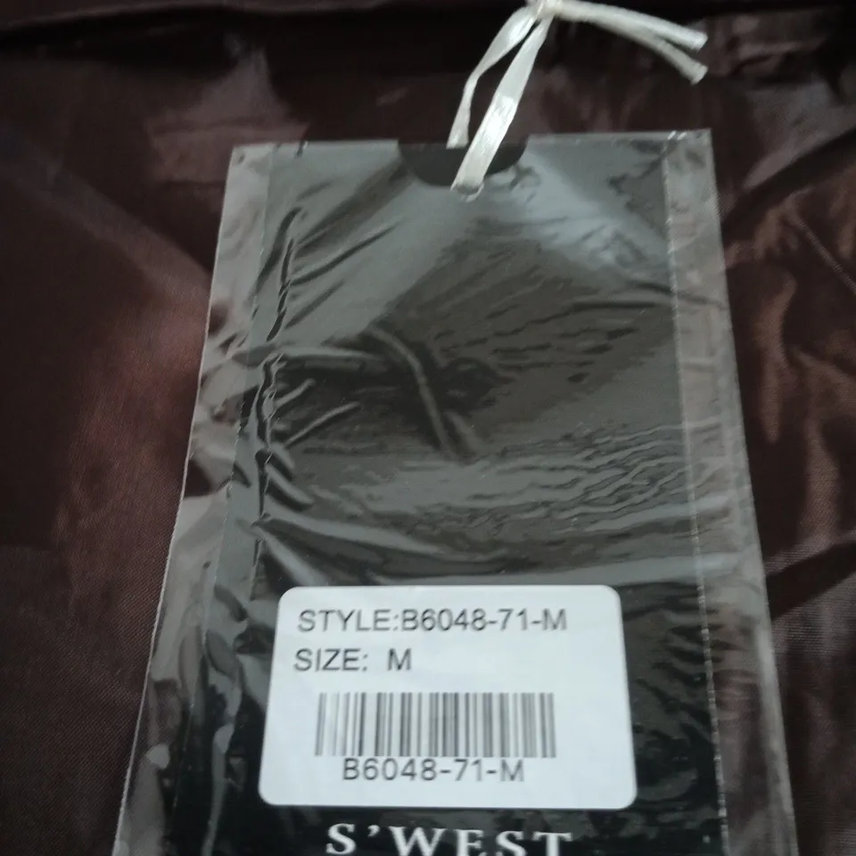 SWEST PUFFER VEST - BROWN, SIZE M