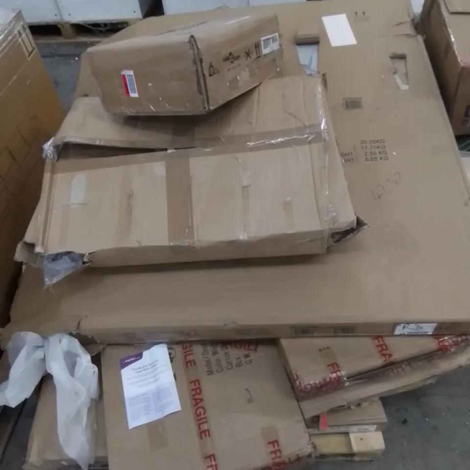 PALLET CONTAINING ASSORTED FURNITURE PARTS, INCOMPLETE SETS