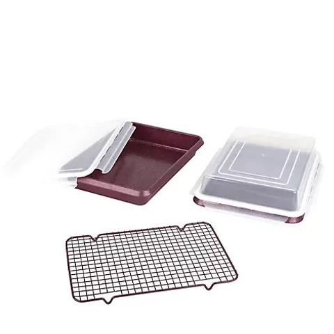 CURTIS STONE SET OF 2 DURA-PAN+ ROAST & BAKE STORE PAN