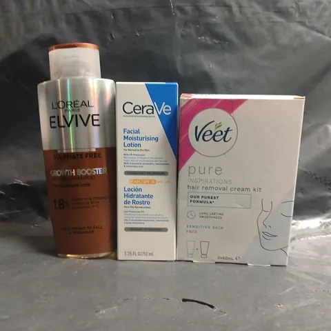APPROXIMATELY 20 ASSORTED COSMETIC ITEMS TO INCLUDE CERAVE, L'ORΓAL, ETC - COLLECTION ONLY