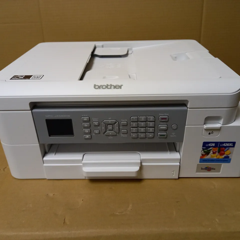 BROTHER MULTIFUNCTIONAL COLOUR A4 WIRELESS INKJET PRINTER 