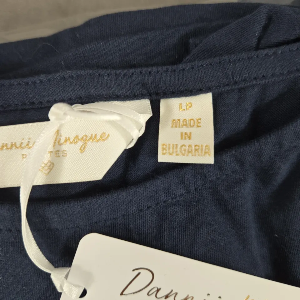 DANNII MINOGUE PETITES NAVY TOP UK L PETITE