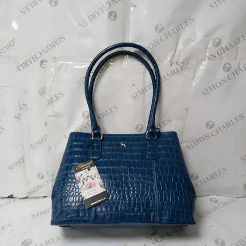 BLUE ASHWOOD LUXURY LEATHER HANDBAG