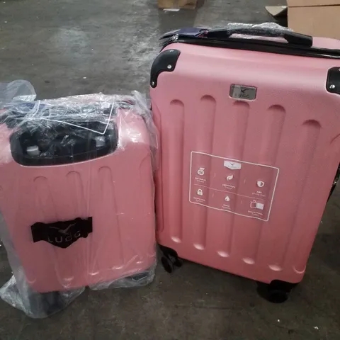 BOXED LUGG 2PCS SUITCASE SET SKYWANDER - ROSE GOLD