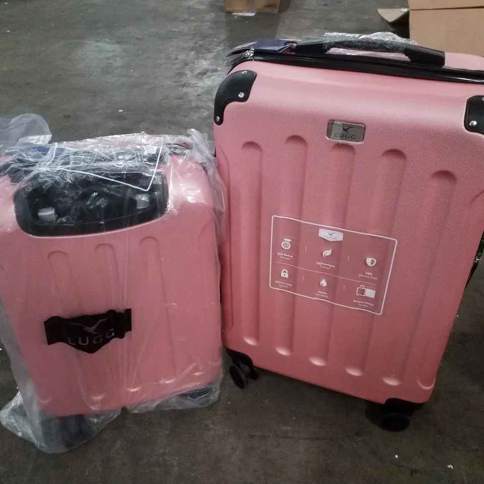 BOXED LUGG 2PCS SUITCASE SET SKYWANDER - ROSE GOLD