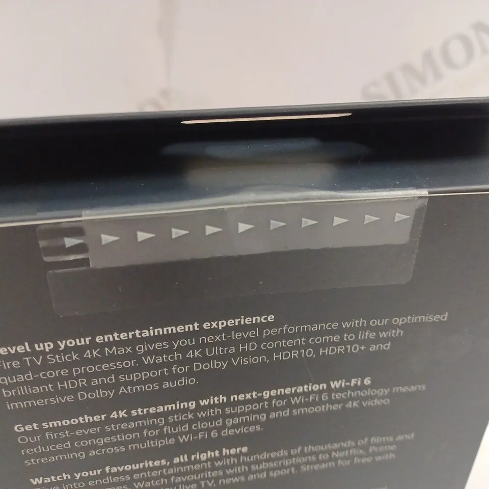SEALED FIRETV STICK 4K MAX