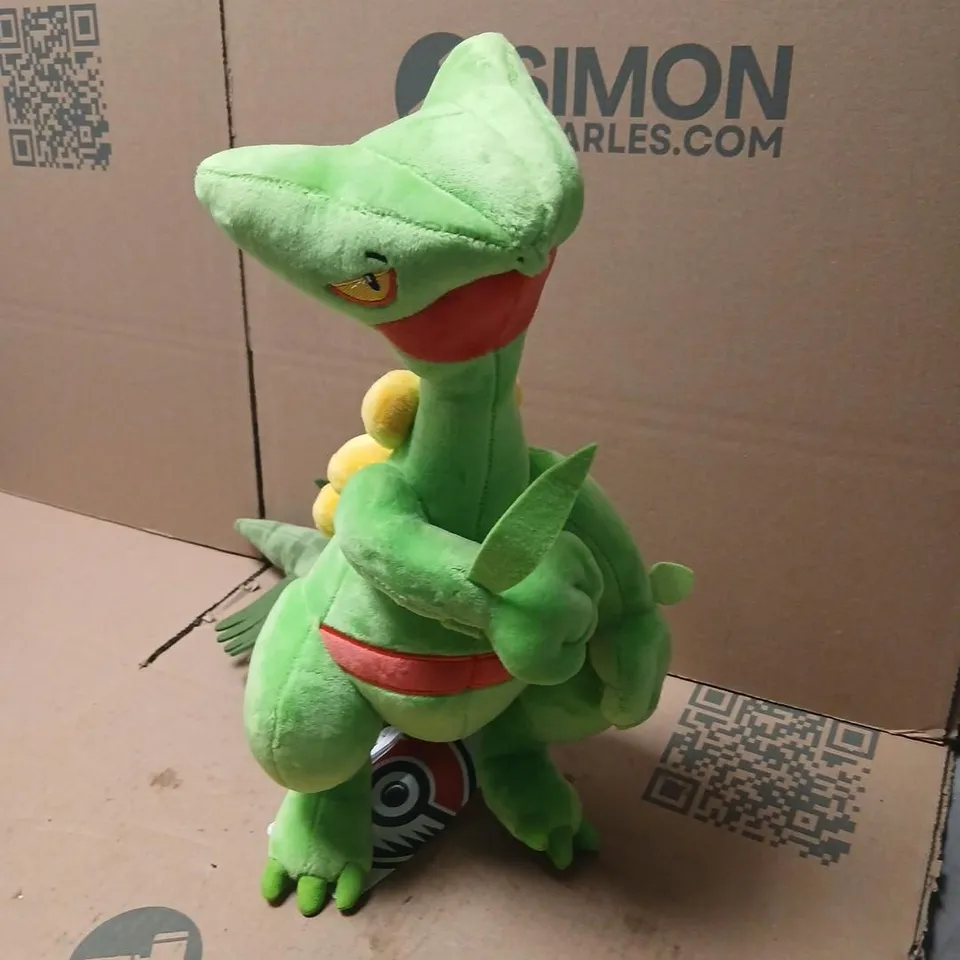 POKÉMON CENTER SCEPTILE PLUSH TOY – OFFICIAL PLUSH