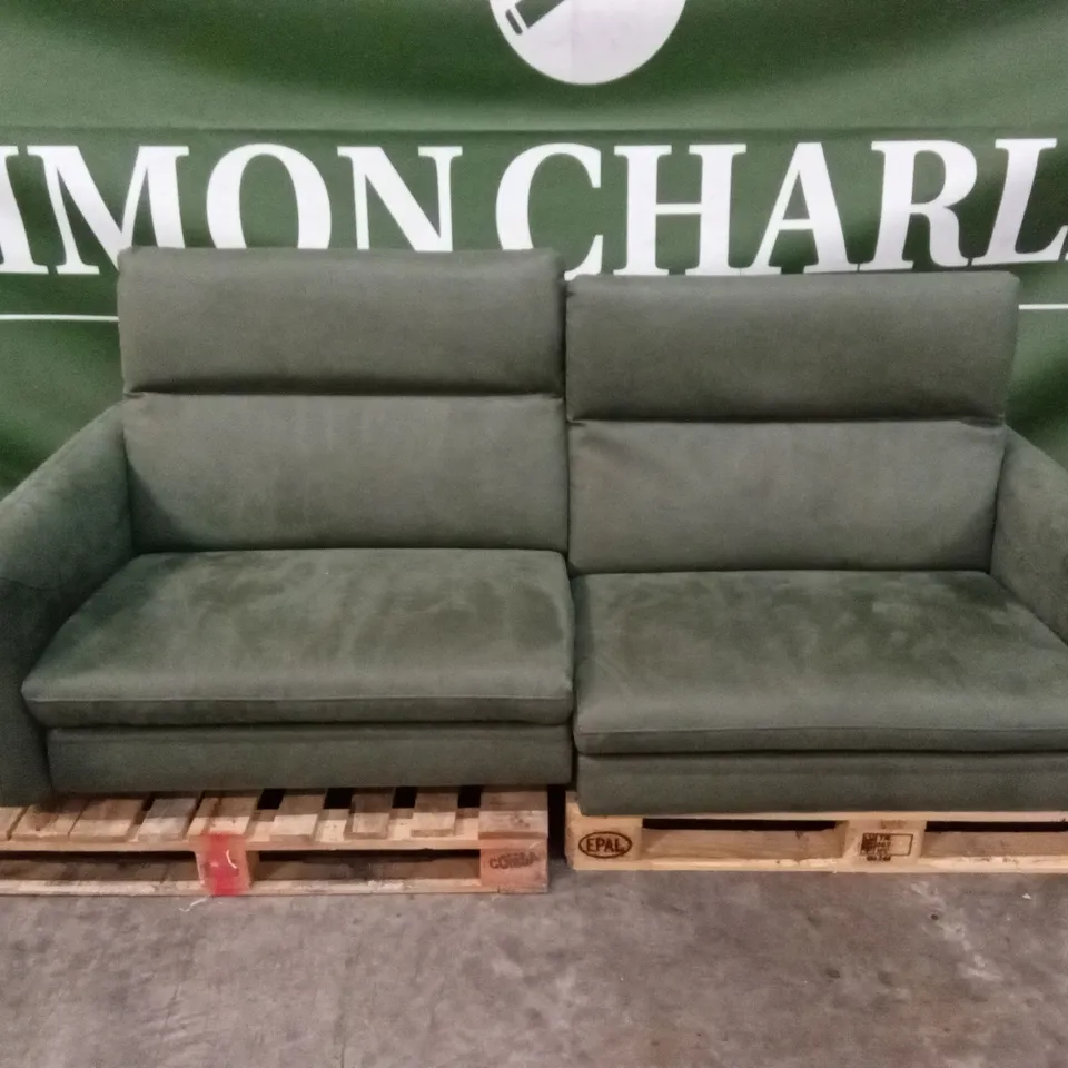 QUALITY DESIGNER ITALIAN MADE DUSK LARGE 3 SEATER PART RECLINER SOFA