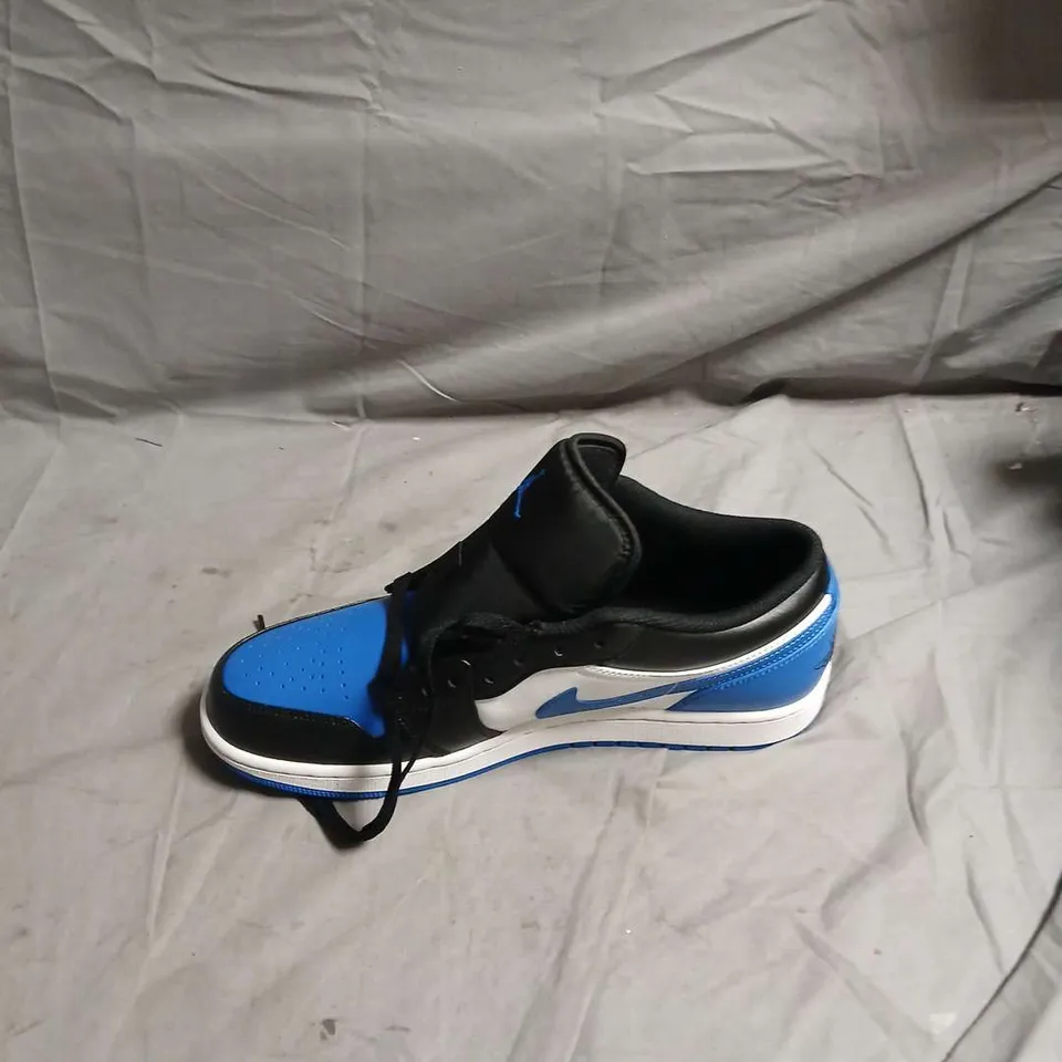 NIKE AIR JORDAN TRAINERS – BLUE/BLACK/WHITE