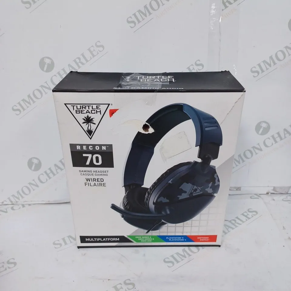 TURTLE BEACH RECON 70 WIRED MULTIPLATFORM GAMING HEADSET 