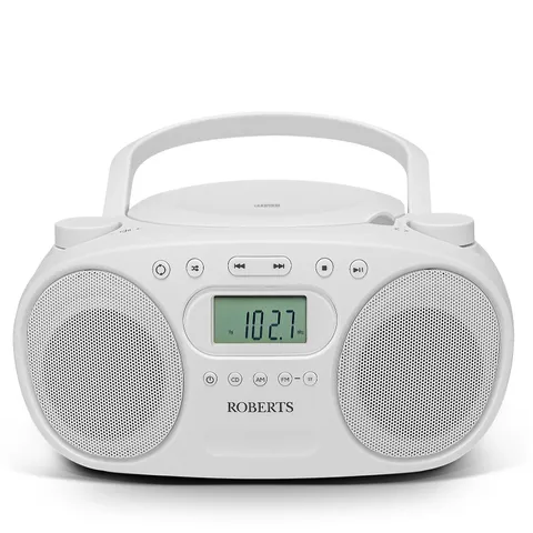 ROBERTS ZOOMBOX FM/AM RADIO WITH CD PLAYER