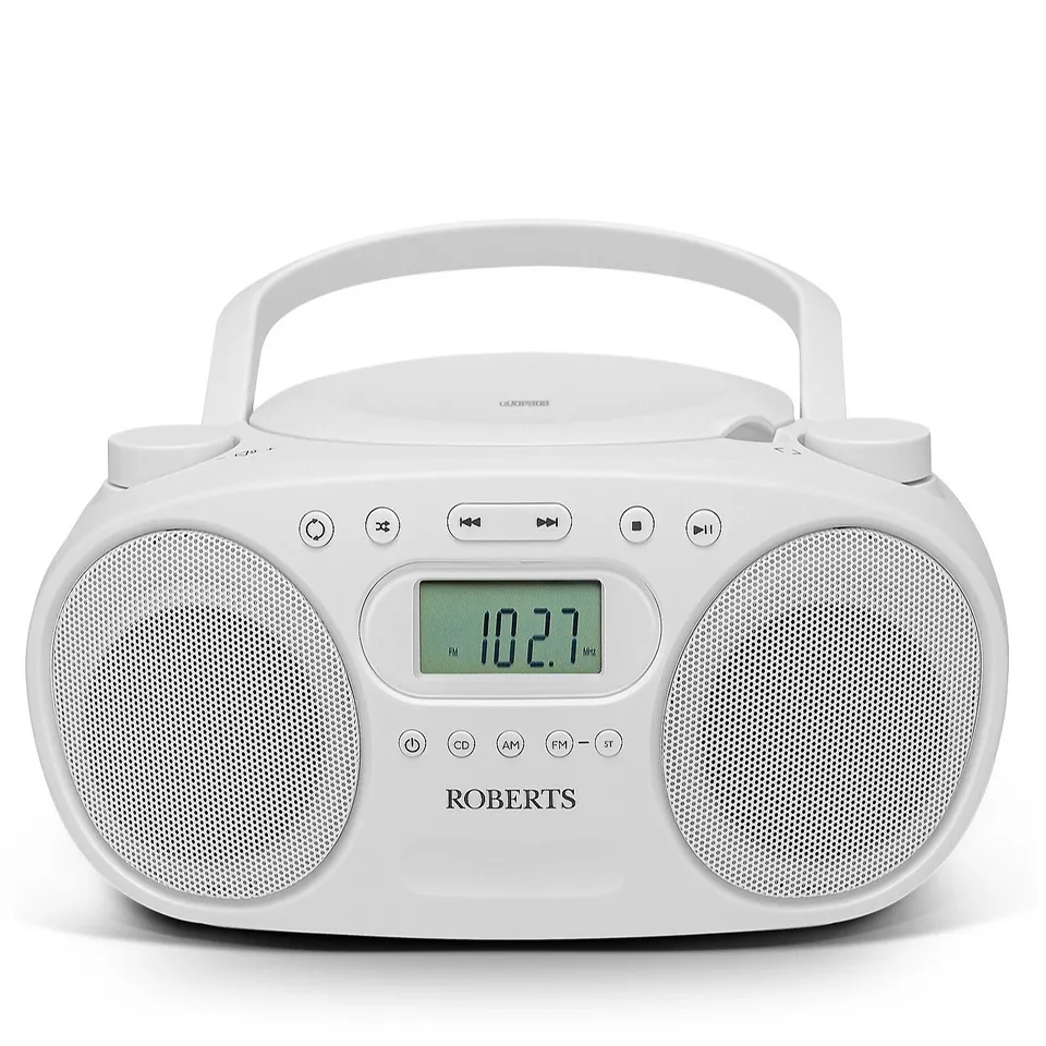 ROBERTS ZOOMBOX FM/AM RADIO WITH CD PLAYER