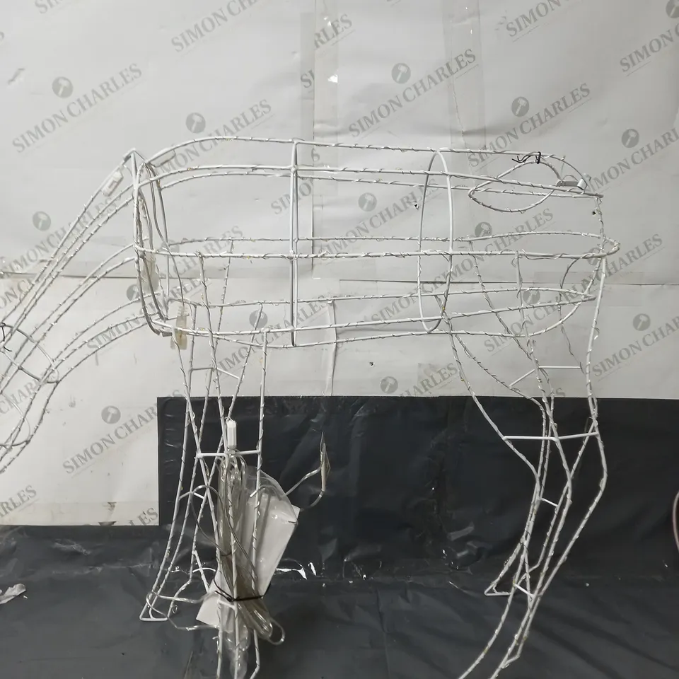 DEWDROP GRAZING REINDEER OUTDOOR FESTIVE LIGHT