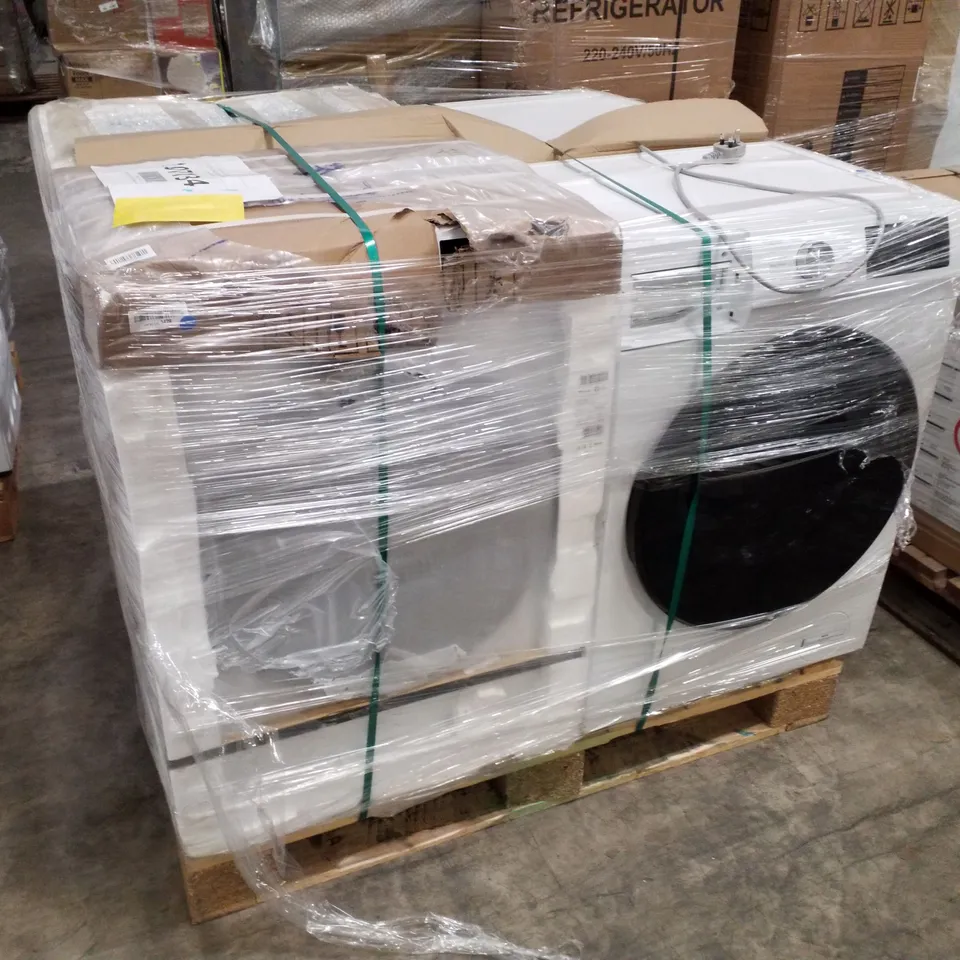 PALLET OF APPROXIMATELY 4 UNPROCESSED RAW RETURN WHITE GOODS TO INCLUDE;