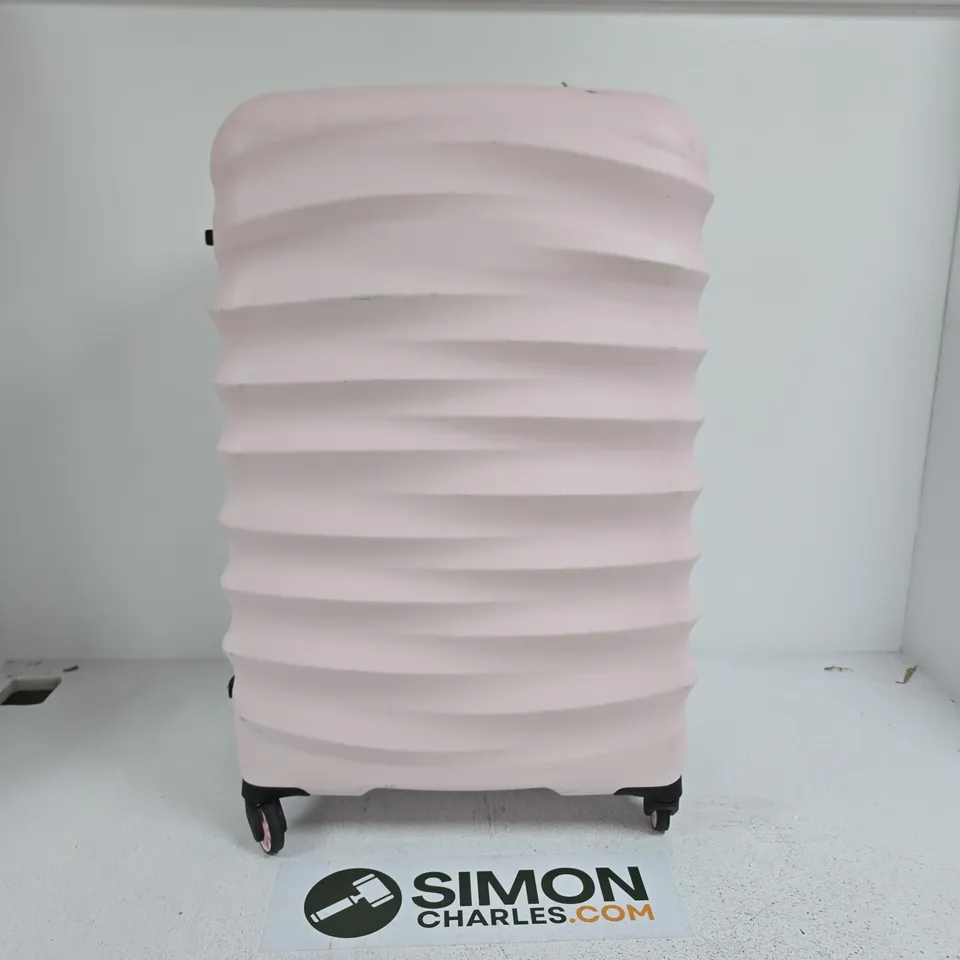 IT LUGGAGE PINK HARDSHELL SUITCASE - LARGE