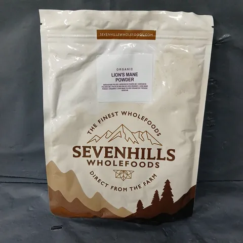 SEALED SEVENHILLS WHOLEFOODS LION'S MANE POWDER - 200G