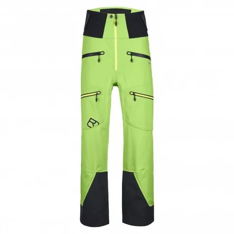 BRAND NEW ORTOVOX 3L GUARDIAN SHELL SKI TROUSERS - MATCHA GREEN SIZE S