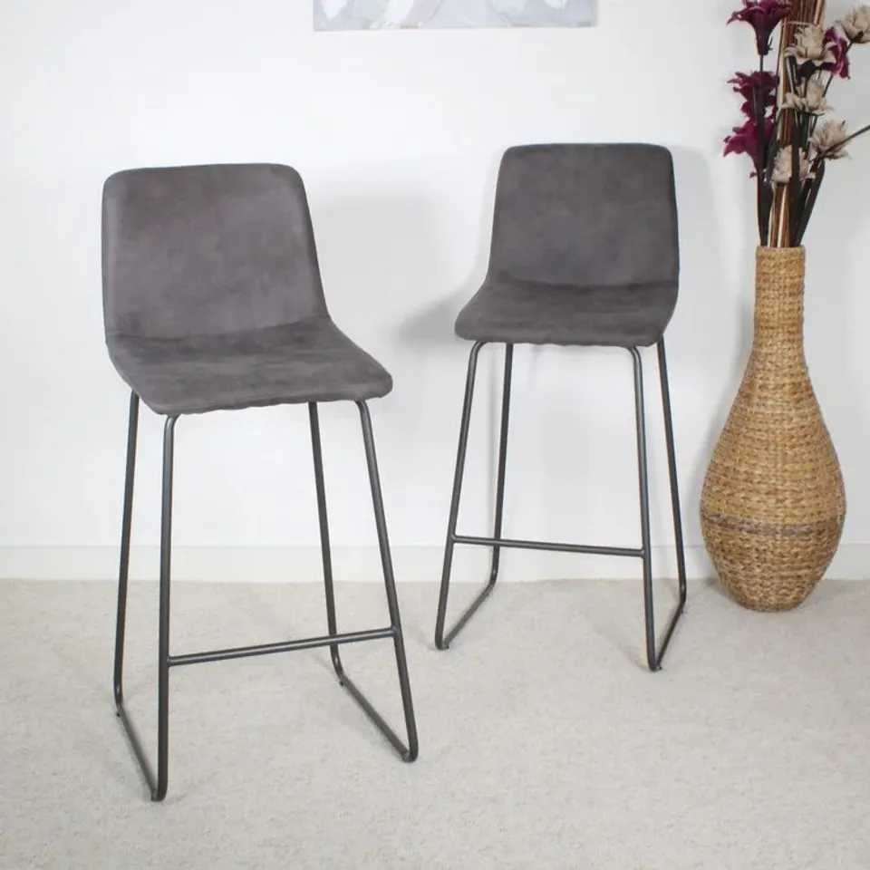 B9XED PENWORTHAM 70CM BAR STOOL GREY