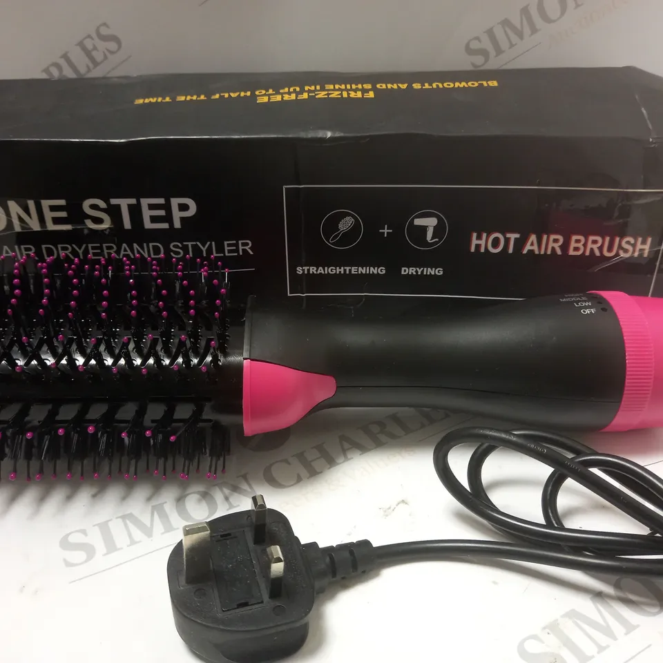 BOXED ONE STEP HAIR DRYER AND STYLER 
